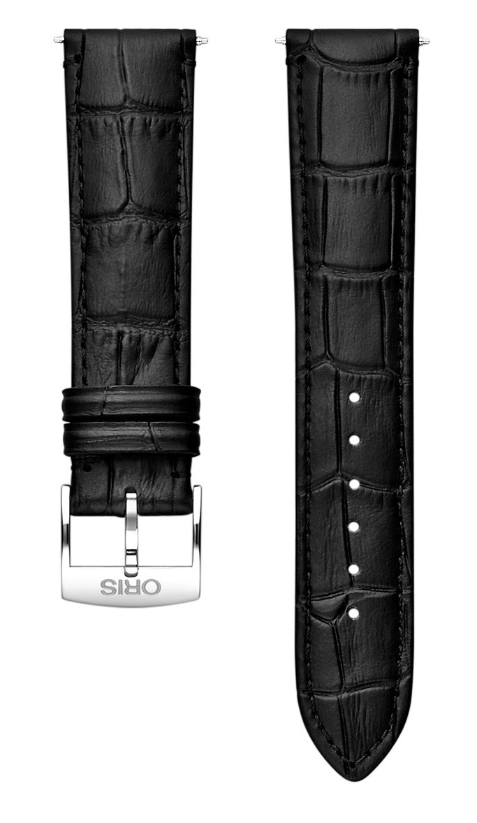 Кожаный ремешок для часов Oris, черный, без застежки Кожаные ремешки - стильные, надёжные и долговечные, способные составить достойную пару часам со стальным корпусом или часам из титана. Аксессуары из кожи не рекомендуется использовать в воде. У нас присутствуют только высококачественные материалы и оригинальный товар от производителя.